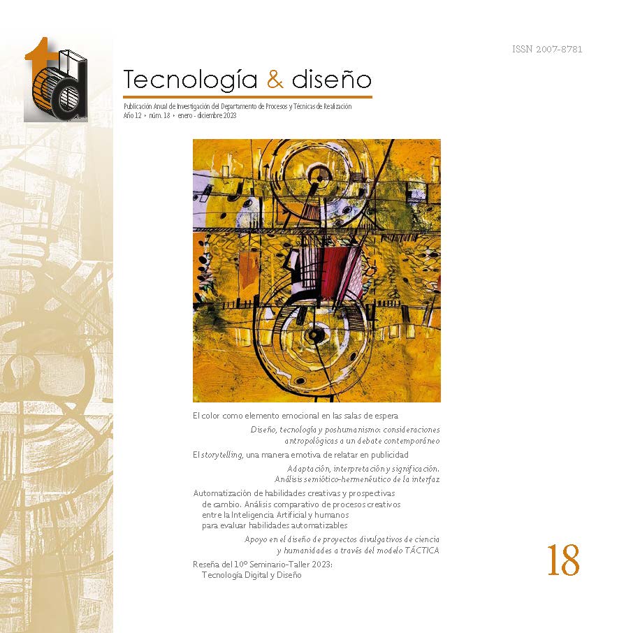 Ver Núm. 18 (2023): Revista Tecnología & Diseño